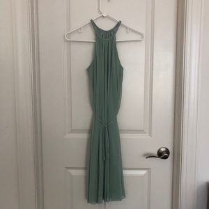 David’s Bridal Halter Short Bridesmaid Dress
